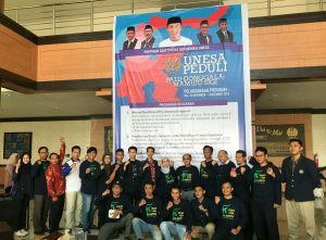 Relawan Unesa Diberangkatkan Untuk Ringankan Beban Korban Bencana Palu