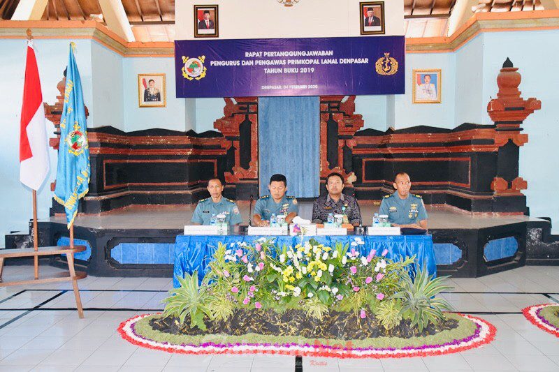 Tingkatkan Kinerja & Akuntabilitas Koperasi Lanal Denpasar Gelar Rapat Anggota Tahunan