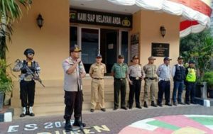 Pengamanan Idul Adha, Kapolsek Tanjung Duren Pimpin Apel Gabungan