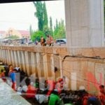 162 Petugas Gabungan Gelar Gerebek Lumpur di Phb Tarian Raya Pegangsaan Dua