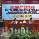 Menuju WBBM, Tim Penilai Internal Polri Kunjungi Polres Gowa