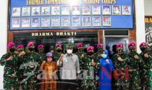 Wakil Ketua DPR RI Bersama Letjen TNI Marinir Kunjungi Saran Petarung Harimau Putih Yonif 8