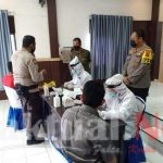 Pastikan Bebas Covid-19, Polres Sinjai Rapid Test 75 Personel BKO Pam Pilkada Serentak