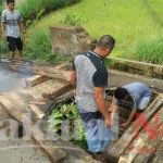 Jembatan Jebol “Sapa Pemkab Sinjai” Sang Pena Dibalut Masker