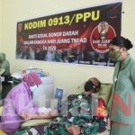 Peringatan Hari Juang TNI AD TA. 2020 Kodim 0913/PPU Gelar Donor Darah
