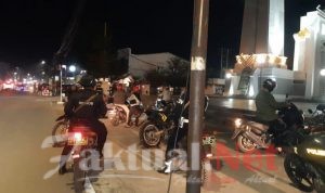 Tim Gabungan BKO Brimob Polda Sulsel Bersama Sat Sabhara Polres Gowa Gelar Operasi Yustisi