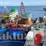TNI AL Tangkap Dua Kapal Ikan Asing Berbendera Vietnam di Laut Natuna Utara