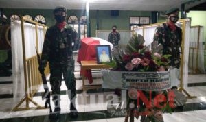 Wujud Kepedulian Kodim 0913/PPU Saat Upacara Persemayaman Jenazah Anggota Yonif Raider 600/Modang