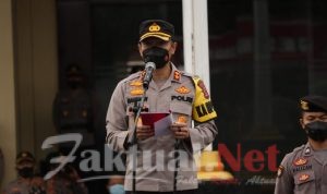 Kapolres Pandeglang Pimpin Apel Operasi Lilin Kalimaya 2020