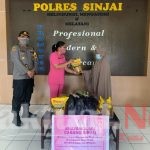 Kapolres Sinjai Didampingi Ketua Bhayangkari Cabang Sinjai Berikan Bantuan Sembako Kepada PHL