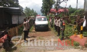 Kapolsek Pimpin Upacara Pelepasan Jenazah Ka.SPK II Polsek Tinggimoncong