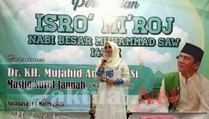 Hadir Dalam Isra’ Mi’raj, Aktivis Ini Malah Singgung Corona Hingga Puji Gubernur