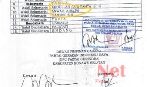 KPU Konsel Diduga Loloskan Anggota PPK Dari Partai Politik