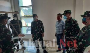 Pangdam XIV/Hasanuddin Tinjau Pembangunan Gedung Khusus Pasien Covid-19 di RSAD dr. R. Ismoyo Kendari