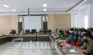 Sekda Kendari Paparkan Langkah Pemkot Cegah Covid – 19 di Depan Pansus DPRD