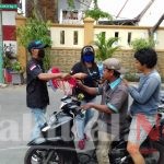 SAP Peduli Kesehatan Warga Bagikan Ratusan Masker Kain di Koja