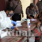 Usai Pengamanan Unjukrasa, Jajaran Polsek Ciruas Rapid Test