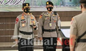 Kapolda Sulsel Pimpin Sertijab dan Pelantikan PJU Polda Sulsel Dengan Protokol Covid-19