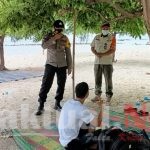 Polsek Kep Seribu Selatan Bersama Satpol PP Lakukan Patroli Prokes
