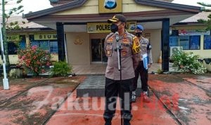 Kapolres Sinjai Pimpin Doa Bersama Untuk Korban Kecelakaan Pesawat Sriwijaya Air.