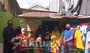 Sedekah Sayur, Rumah Koran dan Brimob Polda Sulsel ke Panti Asuhan Jabal Nur