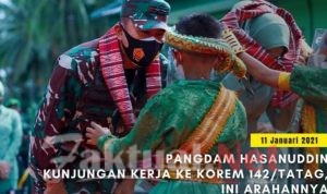 Kunker Pangdam Hasanuddin di Korem 142/Tatag, Ini Arahannya