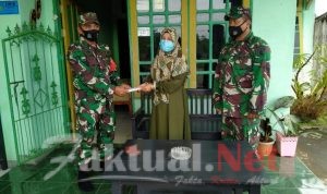 Kasdim 0913/PPU Berikan Dana Sosial Wat Zah Kepada Ahli Waris