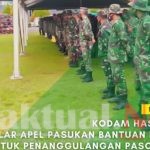Kodam Hasanuddin Gelar Apel Pengecekan Personel Evakuasi Pasca Gempa