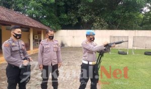Polres Serang Kota Gelar Pemeriksaan Senpi Inventaris Dinas
