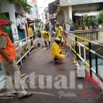 Suku Dinas Bina Marga Perbaiki Ralling Jembatan Jalan Candra
