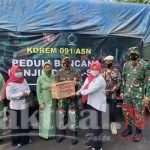 Danrem 091/ASN Pimpin Pelepasan Rombongan Bantuan Kemanusiaan ke Kalsel