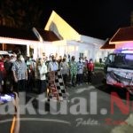 Personel Polres Sinjai Kawal Rombongan Pembawa Bantuan Korban Gempa Sulbar