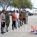 Kasdim 0913/PPU Hadiri Pelepasan Bansos Bencana Gempa Prov Sulbar