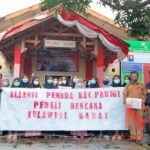 Aliansi Pemuda Kecamatan Parigi Salurkan Bantuan untuk Korban Gempa Sulbar