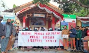 Aliansi Pemuda Kecamatan Parigi Salurkan Bantuan untuk Korban Gempa Sulbar