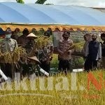 Wujudkan Ketahanan Pangan, Danramil Muara Kaman Pimpin Syukuran
