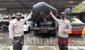 Polsek Ciruas Siapkan Perahu Antisipasi Banjir