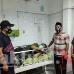 Camat Ciruas Jenguk Danramil 0216/Ciruas Yang Sedang Sakit