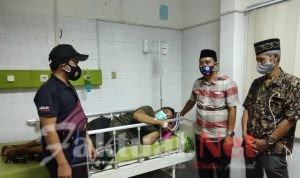 Camat Ciruas Jenguk Danramil 0216/Ciruas Yang Sedang Sakit