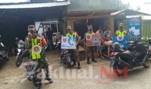 Kodim 1424 Sinjai “Turun di Jalan” Ajak Masyarakat Taati Protokol Kesehatan