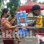 Polsek Metro Gambir Bersinergi dengan Tiga Pilar Jakpus Berbagi Masker Gratis