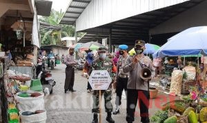 Tim Satgas Covid-19 Sambi Manfaatkan Pasar Sebagai Sarana Penyampaian Informasi