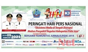 Peringati HPN Ke 75, Komunitas Jurnalis Pidie Jaya Gelar Aksi Sosial dan Tanam Pohon