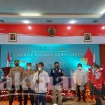 Bersama Wakapolda Metro, Kapolres Metro Jakpus Gelar Donor Darah Plasma di Gedung PMI