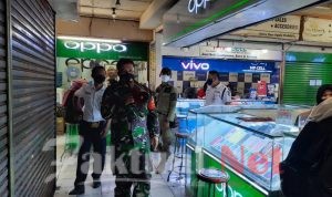 Koptu Catur, Tiap Hari Matahari Singosaren Plaza Tak Luput Dari Sidak Penerapan Edukasi PPKM