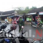 TNI-Polri Gelar Operasi Yustisi PPKM di Pasar Juwangi