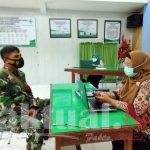 Untuk Cara Tekan Angka Covid-19 Babinsa Kratonan Koordinasi Dengan Dokter Puskesmas