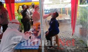 Koordinatoriat PWI Jakbar Bersinergi Dengan Dinkes Jakbar Adakan Rapid Tes