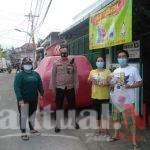 Peduli Warganya Yang Terpapar Covid-19, Polsek Metro Taman Sari Berikan Bantuan Suplemen