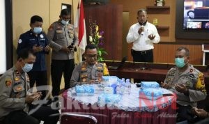 Makan Siang Bersama Wartawan, Kapolres Takalar Perkenalkan Sejumlah Pelayanan Online